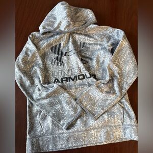 Under Armour Kids Gray Digital Camo Hoodie